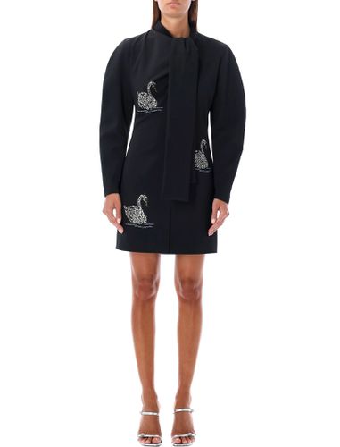 MSGM Swan Mini Dress - MSGM - Modalova