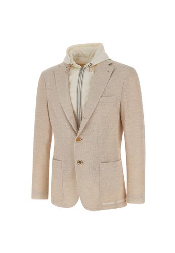 Eleventy Linen And Cotton Jacket - Eleventy - Modalova