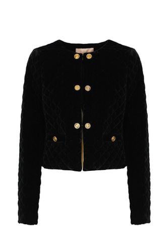 TwinSet Quilted Velvet Jacket - TwinSet - Modalova