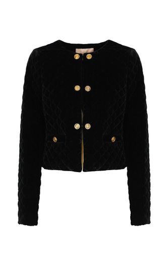 TwinSet Quilted Velvet Jacket - TwinSet - Modalova