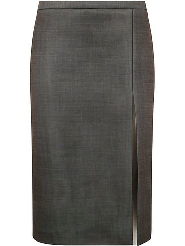 Side-slit Midi Skirt - Philosophy di Lorenzo Serafini - Modalova