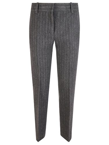 Slim Fit Stripe Trousers - Ermanno Scervino - Modalova