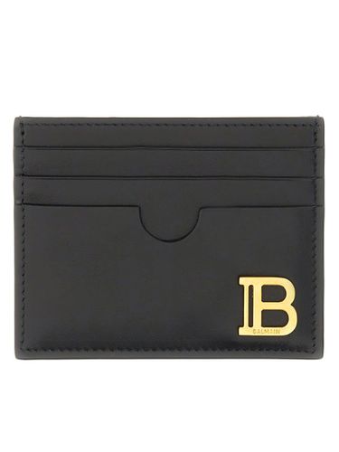 Balmain Card Holder With Logo - Balmain - Modalova