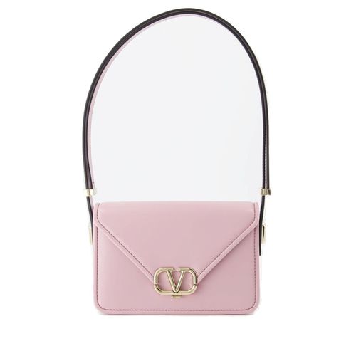 Logo Plaque Foldover Top Small Shoulder Bag - Valentino Garavani - Modalova