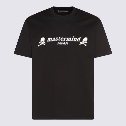 And White Cotton T-shirt - Mastermind Japan - Modalova