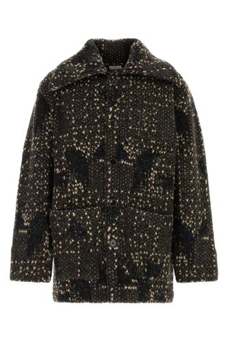 Two-tone Wool Blend Oversize Cardigan - Dries Van Noten - Modalova