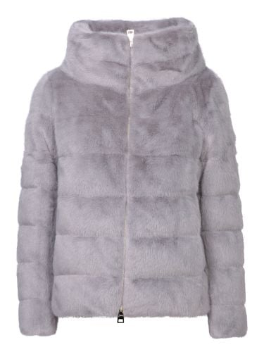 Herno Cape Grey Down Jacket - Herno - Modalova