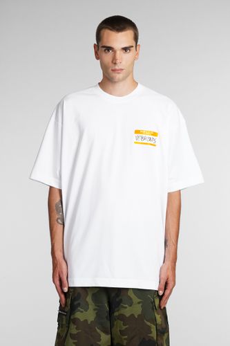 VETEMENTS T-shirt In White Cotton - VETEMENTS - Modalova
