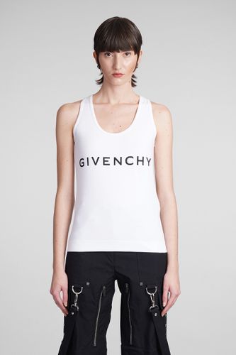 Givenchy Tank Top In White Cotton - Givenchy - Modalova