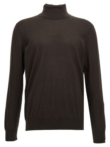 Silk Cashmere Turtleneck Sweater - Zegna - Modalova