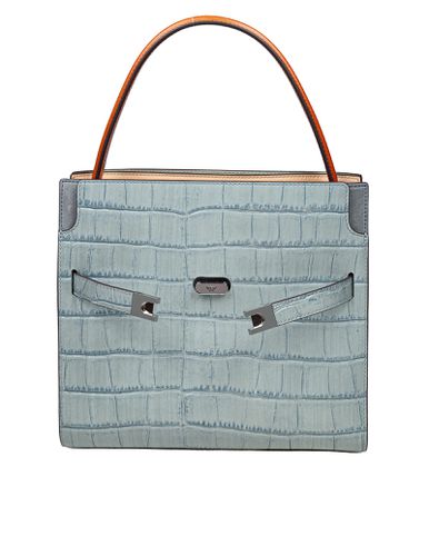 Lee Small Crocodile Print Leather Bag - Tory Burch - Modalova