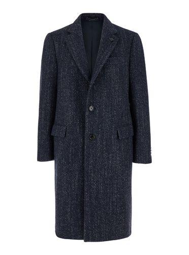 Single-breasted Coat With Notched Revers In Wool Blend Man - Lardini - Modalova