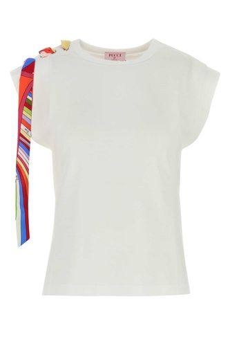 Pucci White Cotton T-shirt - Pucci - Modalova