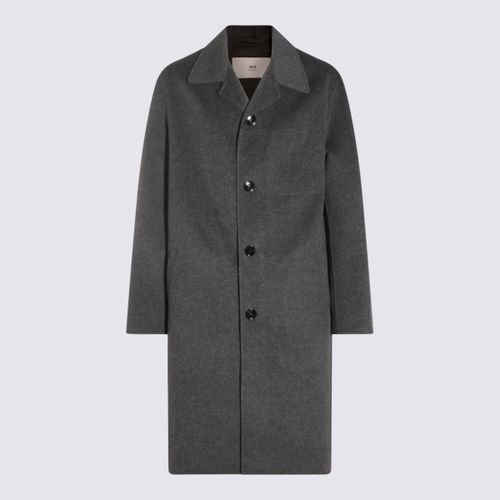 Wool Coat - Ami Alexandre Mattiussi - Modalova