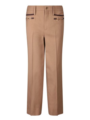 Gucci Horsebit Brown Trousers - Gucci - Modalova