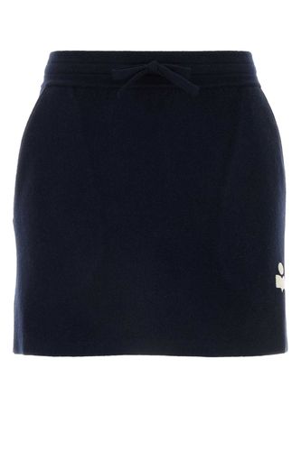 Blue Stretch Cotton Blend Amaline Mini Skirt - Marant Étoile - Modalova