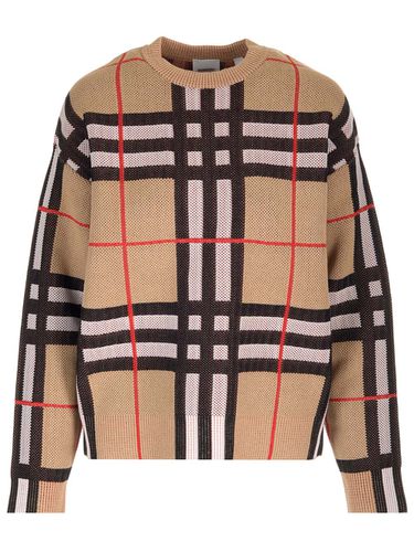 Burberry Tartan Knit Sweater - Burberry - Modalova