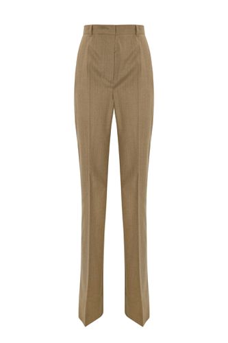 Gong Trousers In Pinstripe Wool Flannel - Max Mara Studio - Modalova