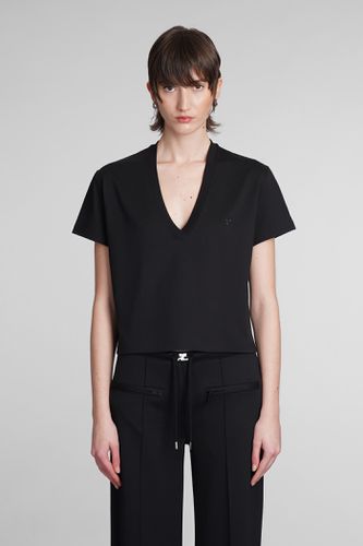 Courrèges T-shirt In Black Cotton - Courrèges - Modalova