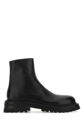 Marsell Black Leather Ankle Boots - Marsell - Modalova