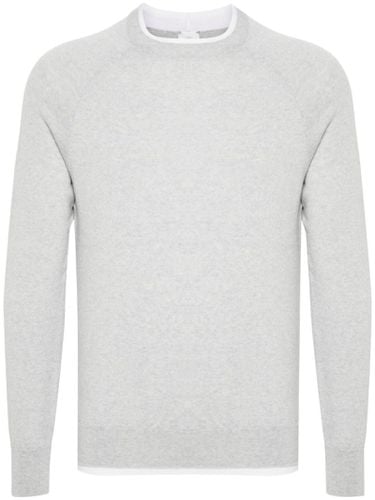 Eleventy Heather Grey Wool Sweater - Eleventy - Modalova