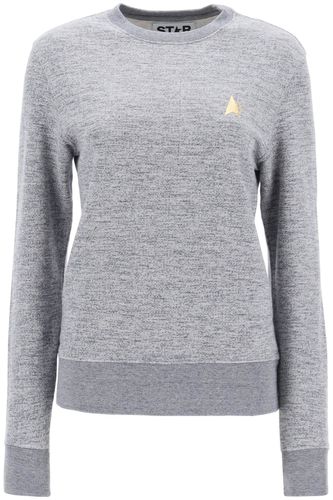 Athena Sweatshirt With Gold Star - Golden Goose - Modalova