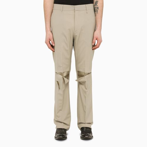 Stone Tailored Trousers With Wear - Givenchy - Modalova