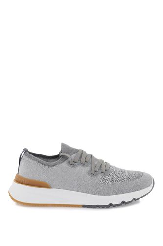 Cotton Knit Sneakers - Brunello Cucinelli - Modalova