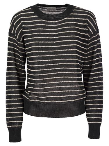 Sequin Striped Sweater - Brunello Cucinelli - Modalova