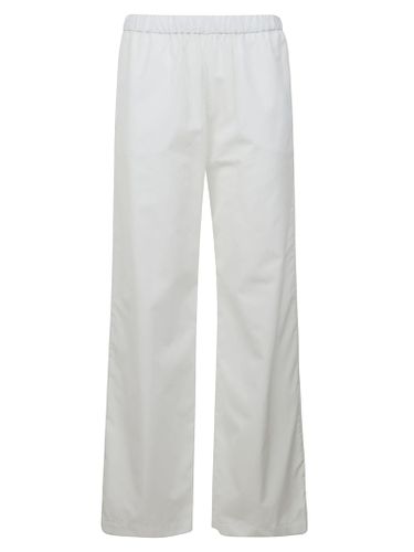 Elastic Waist Straight Leg Plain Trousers - Aspesi - Modalova