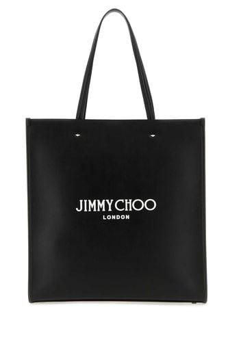 Black Leather N/s Tote M Shopping Bag - Jimmy Choo - Modalova