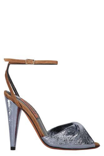 Missoni Heeled Leather Sandals - Missoni - Modalova