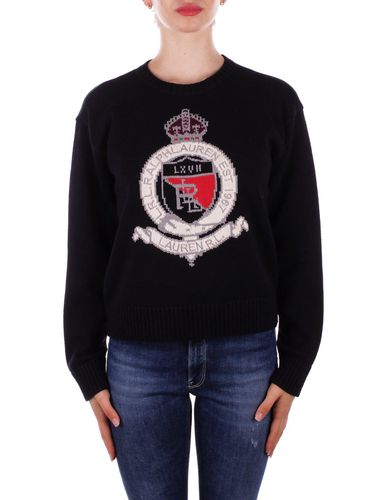 Logo Intarsia Crewneck Jumper - Polo Ralph Lauren - Modalova