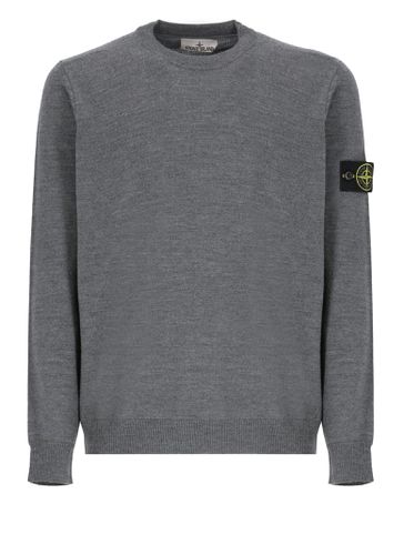 Logo Patch Crewneck Jumper - Stone Island - Modalova