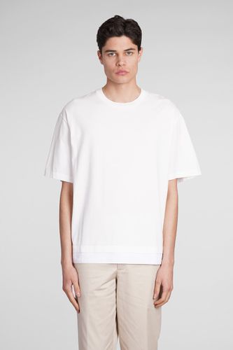 T-shirt In White Cotton - Neil Barrett - Modalova