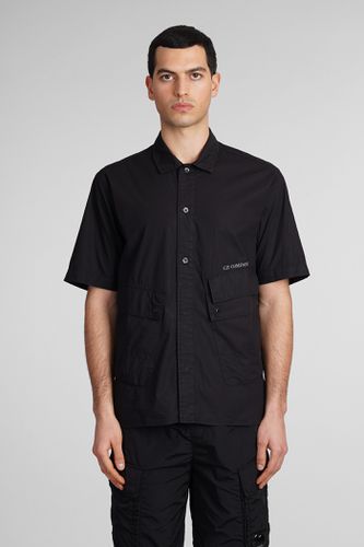 C. P. Company Black Cotton Shirt - C.P. Company - Modalova