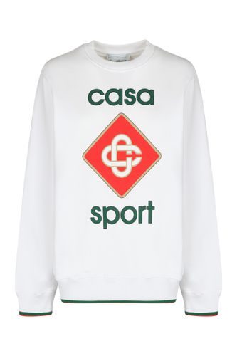 Logo Detail Cotton Sweatshirt - Casablanca - Modalova