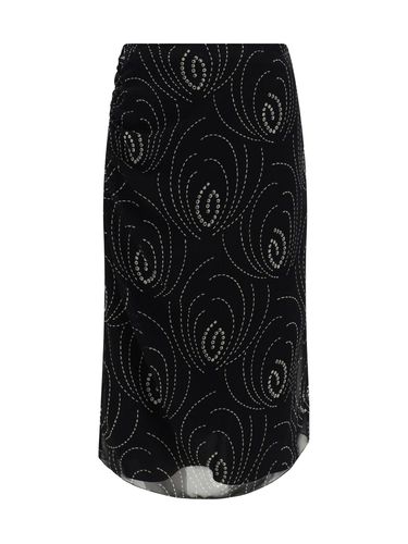 All-over Geometric Patterned Midi Skirt - Prada - Modalova