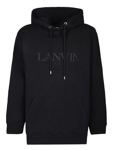 Lanvin Black Cotton Sweatshirt - Lanvin - Modalova