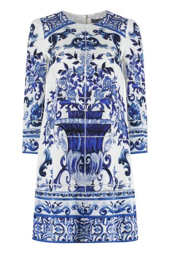 Dolce & Gabbana Printed Silk Dress - Dolce & Gabbana - Modalova