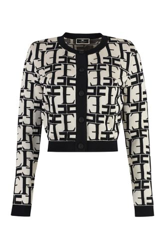 Viscose-blend Cardigan - Elisabetta Franchi - Modalova