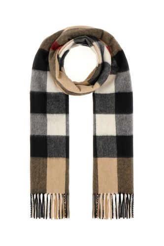 Burberry Embroidered Cashmere Scarf - Burberry - Modalova