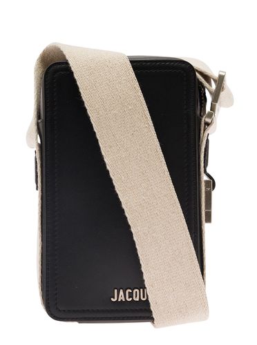 La Cuerda Vertical Shoulder Bag With Front Logo In Smooth Leather Man - Jacquemus - Modalova