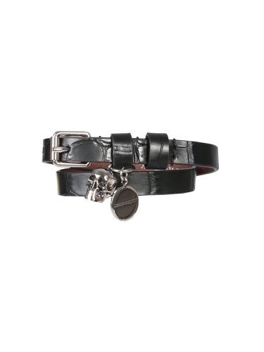 Double Wrap Skull Bracelet - Alexander McQueen - Modalova