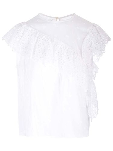 Sorani Broderie-anglaise Round-neck Blouse - Marant Étoile - Modalova