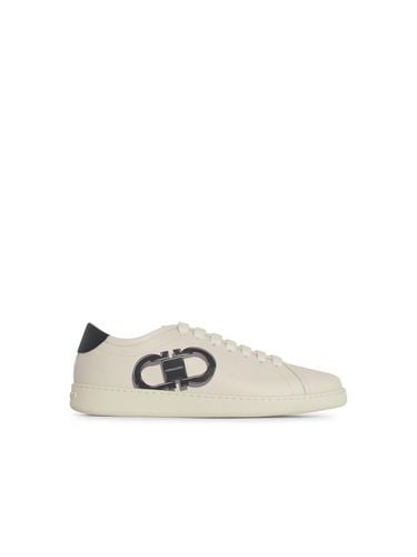 Brandy Leather Sneakers - Ferragamo - Modalova