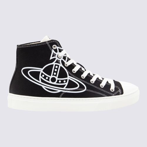 And White Canvas Sneakers - Vivienne Westwood - Modalova