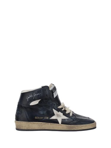 Sky Star Sneakers In Leather - Golden Goose - Modalova