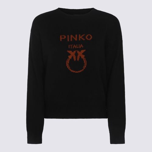 Pinko Black Cotton Knitwear - Pinko - Modalova