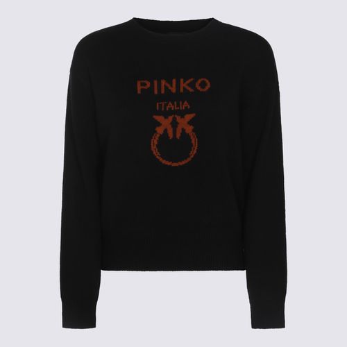 Pinko Black Cotton Knitwear - Pinko - Modalova